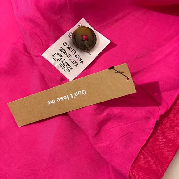 NWT Reformation Stacey Linen Blazer - Corvette Pink - XL - Picture 12 of 14